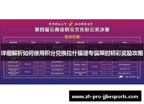 详细解析如何使用积分兑换拉什福德专属限时精彩奖励攻略